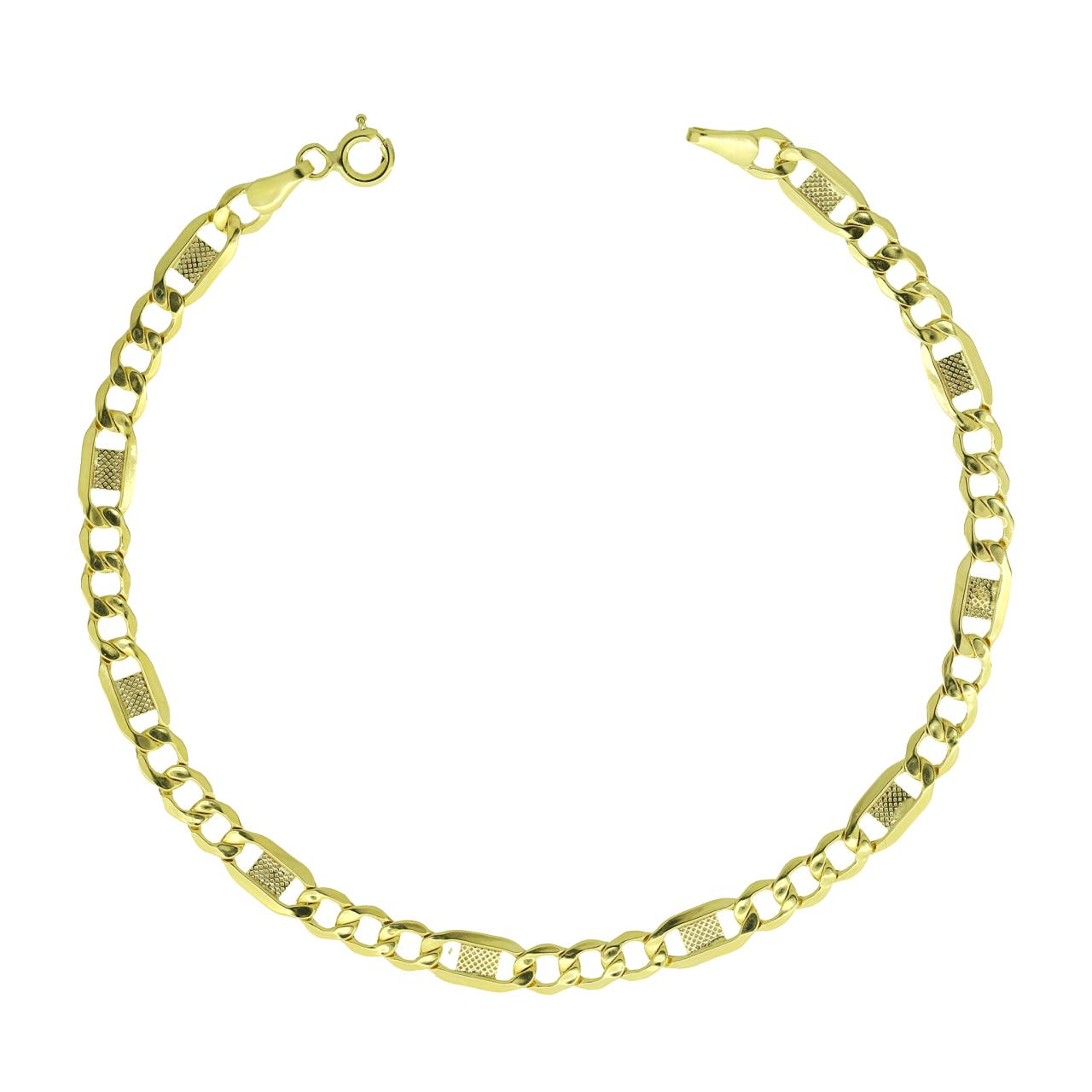 Bracciale a catena uomo IGOLD in oro giallo B6I2ON