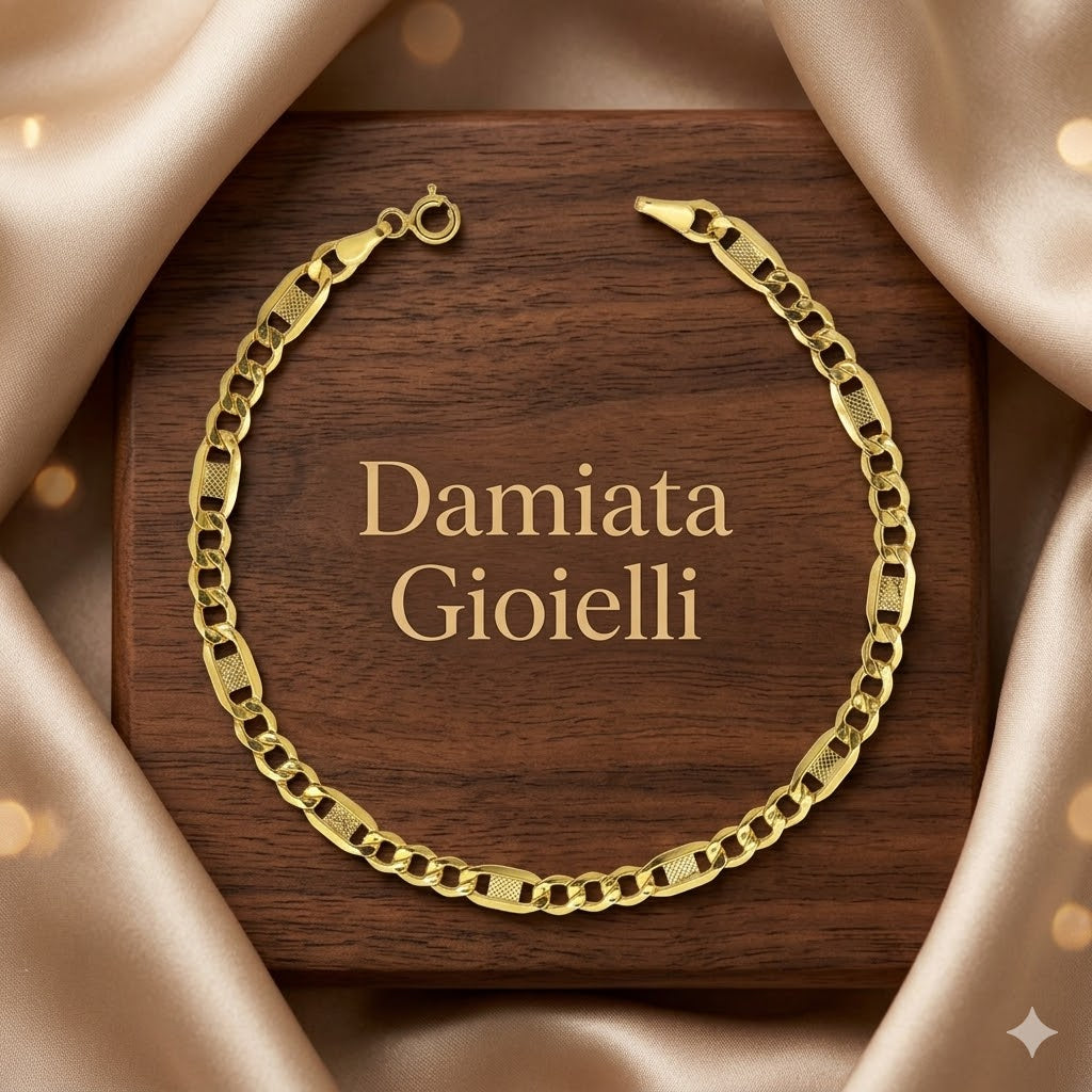 Bracciale a catena uomo IGOLD in oro giallo B6I2ON