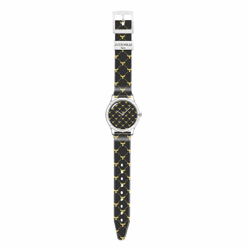 Orologio solo tempo donna Jacob Mille Bees in silicone