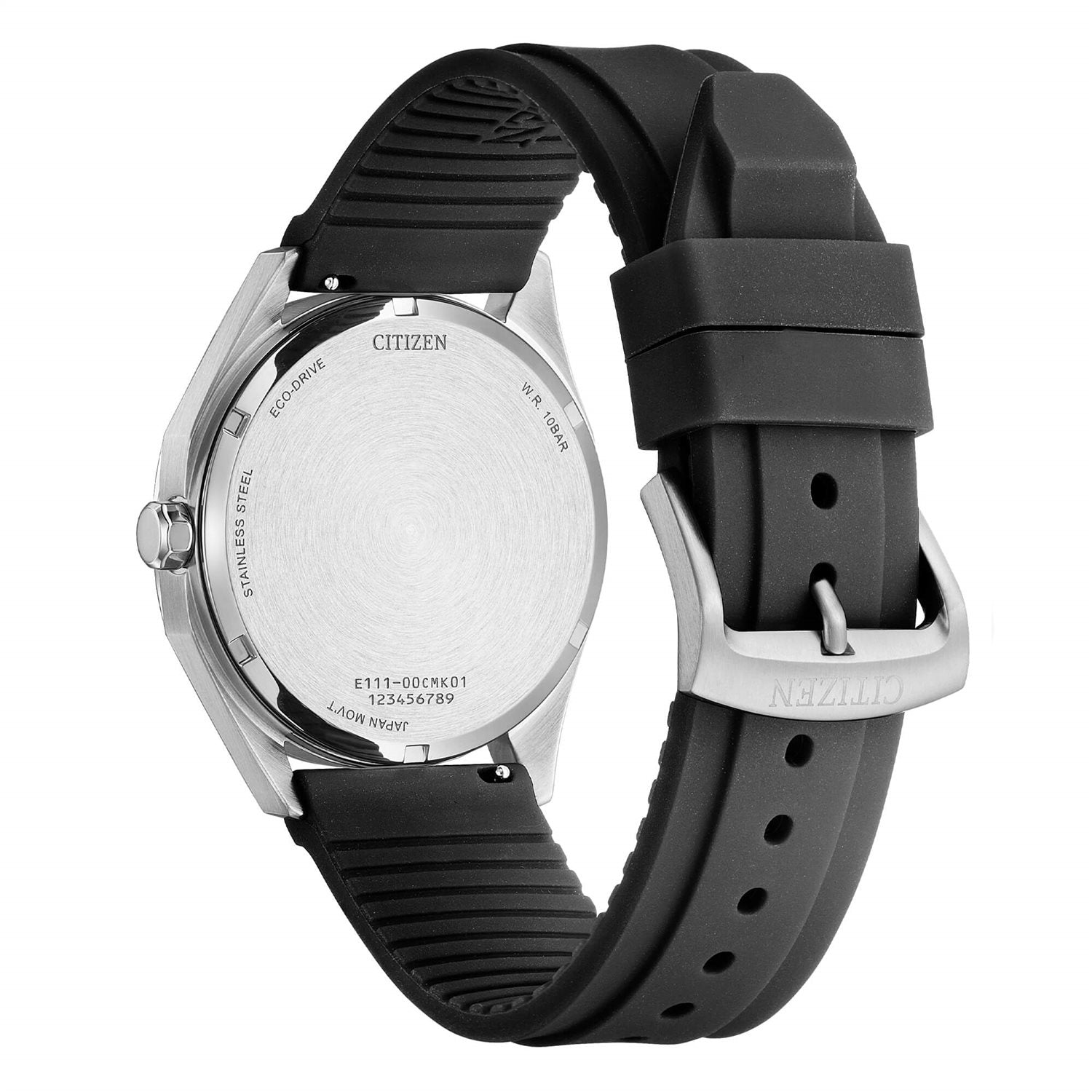 Orologio solo tempo Citizen uomo "METROPOLITAN" in acciaio e silicone BM7631-01E