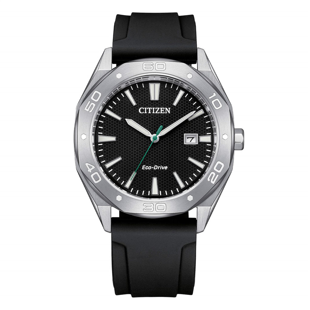 Orologio solo tempo Citizen uomo "METROPOLITAN" in acciaio e silicone BM7631-01E