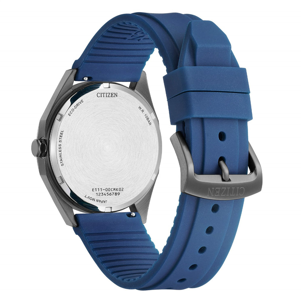 Orologio solo tempo Citizen uomo "METROPOLITAN" in acciaio e silicone BM7638-02H