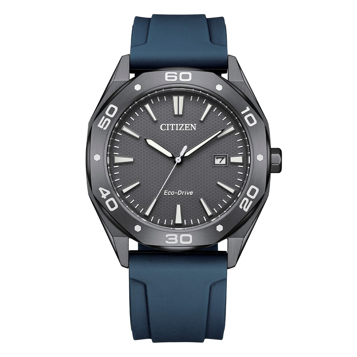 Orologio solo tempo Citizen uomo "METROPOLITAN" in acciaio e silicone BM7638-02H