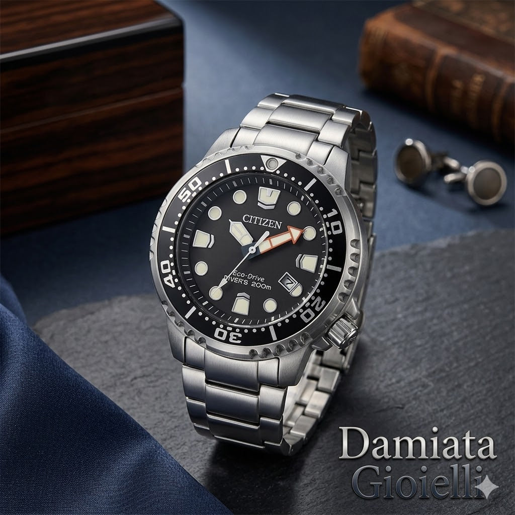 Orologio solo tempo Citizen uomo "PROMASTER" diver's in acciaio BN0150-61E