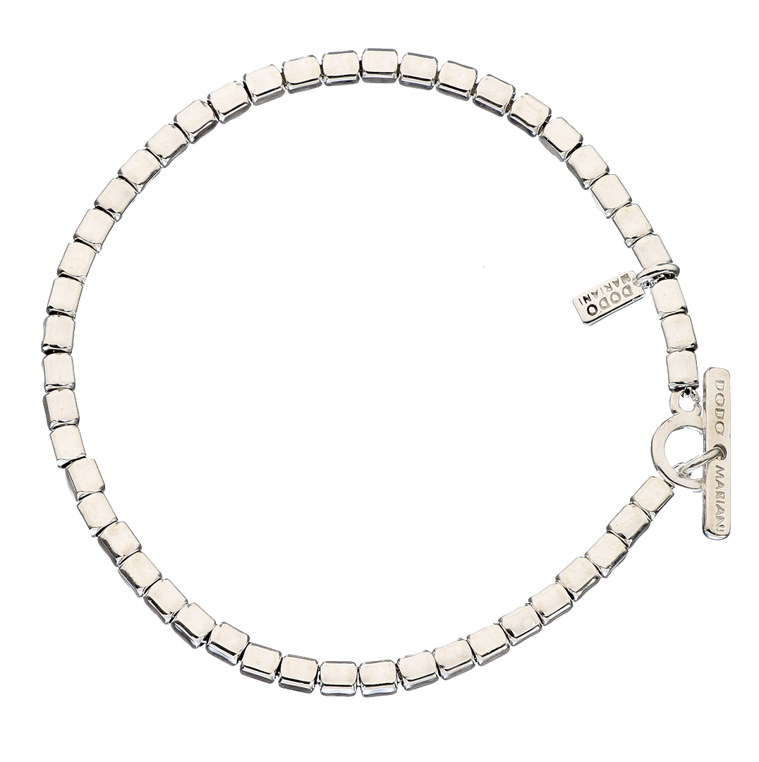 Bracciale unisex Dodo Mariani in argento, lunghezza 18 cm. BR22/18