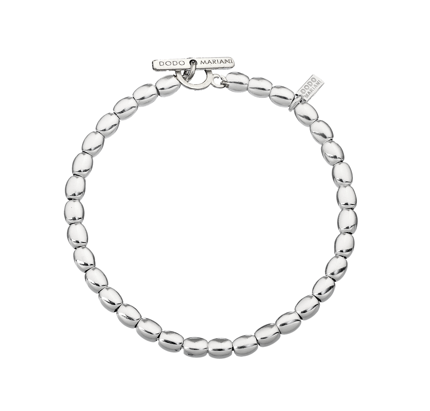 Bracciale unisex Dodo Mariani Ovo in argento, lunghezza 21 centimetri BR50/21