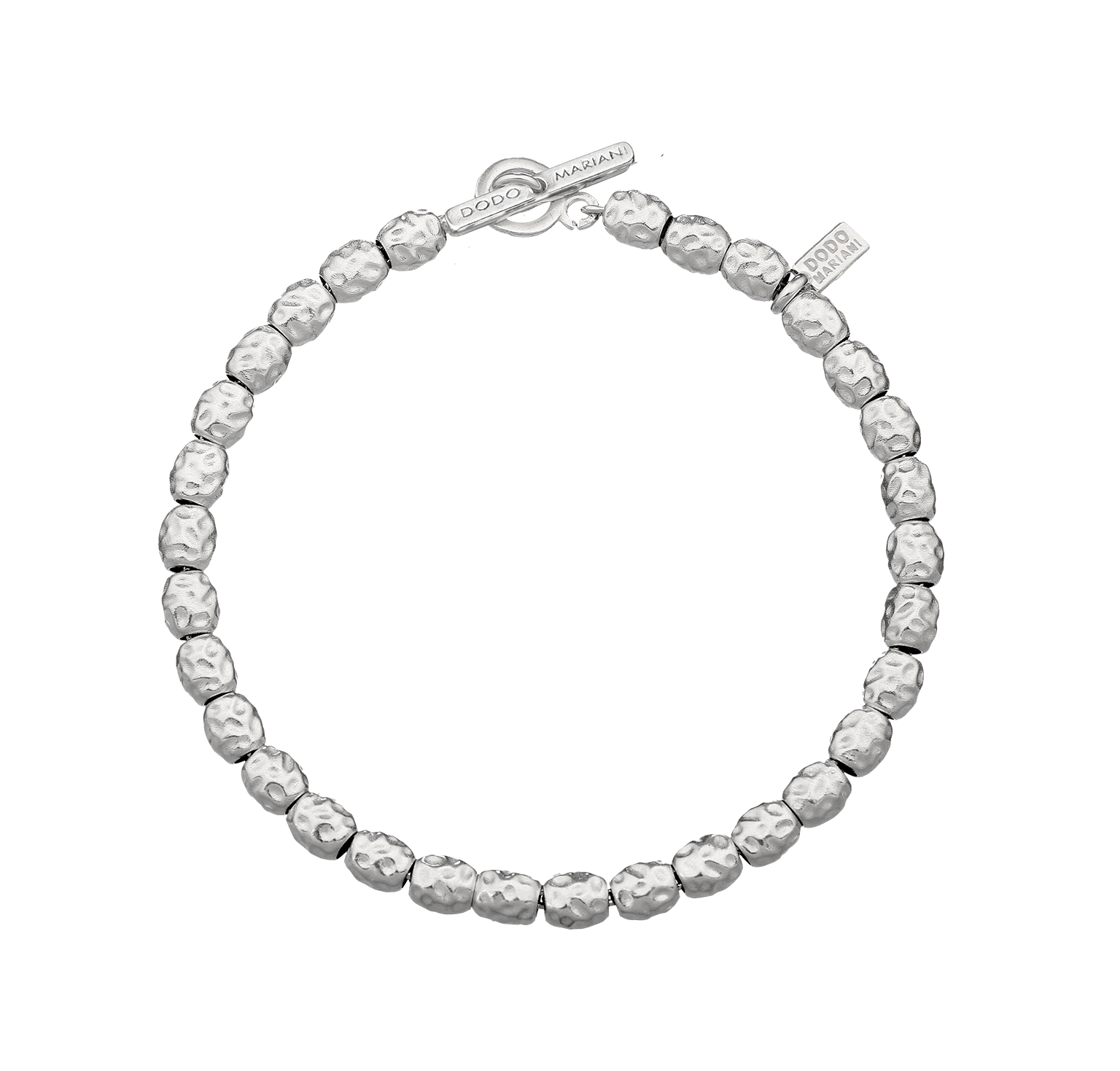 Bracciale unisex Dodo Mariani Ovo Rock in argento, lunghezza 21 centimetri BR50R/21