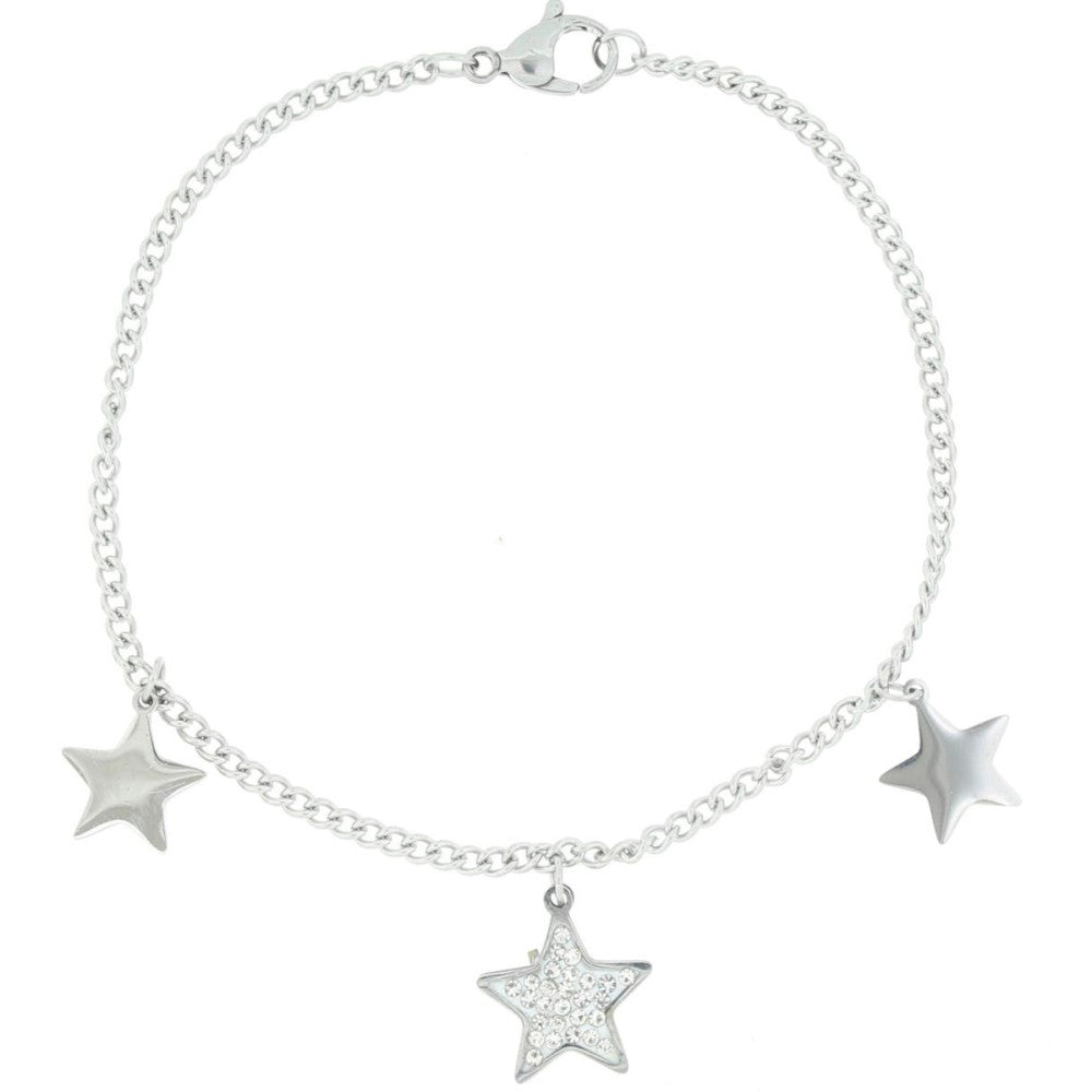 Bracciale donna Urania Preziosi in acciaio e zirconi BRAF595