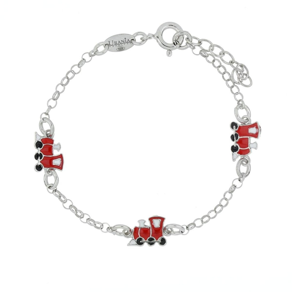 Bracciale trenino bambino Urania Preziosi in argento BRBABY171