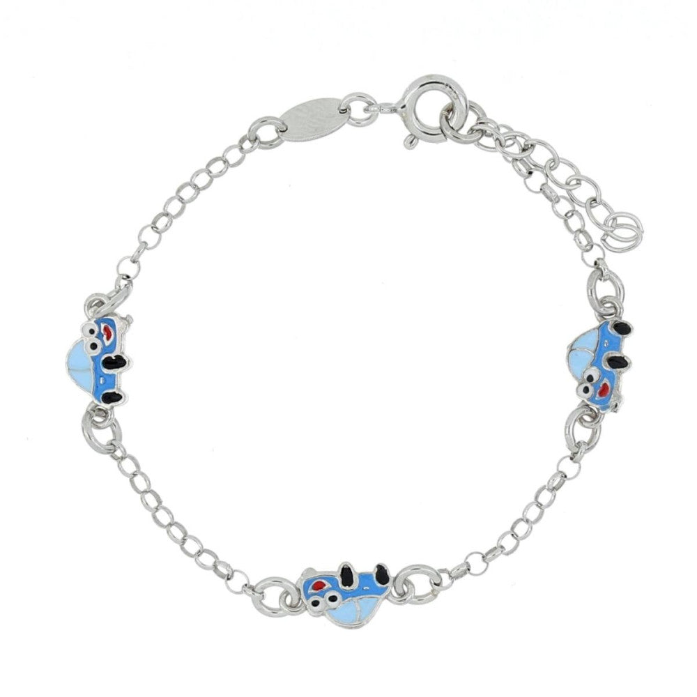 Bracciale automobile bambino Urania Preziosi in argento BRBABY172