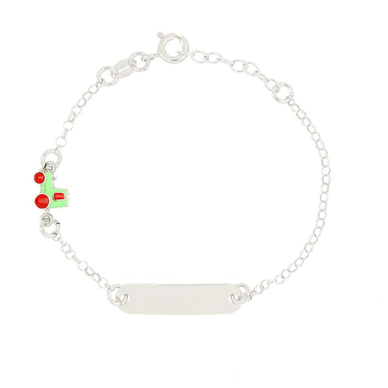 Bracciale trenino bambino Urania Preziosi in argento BRBABY231