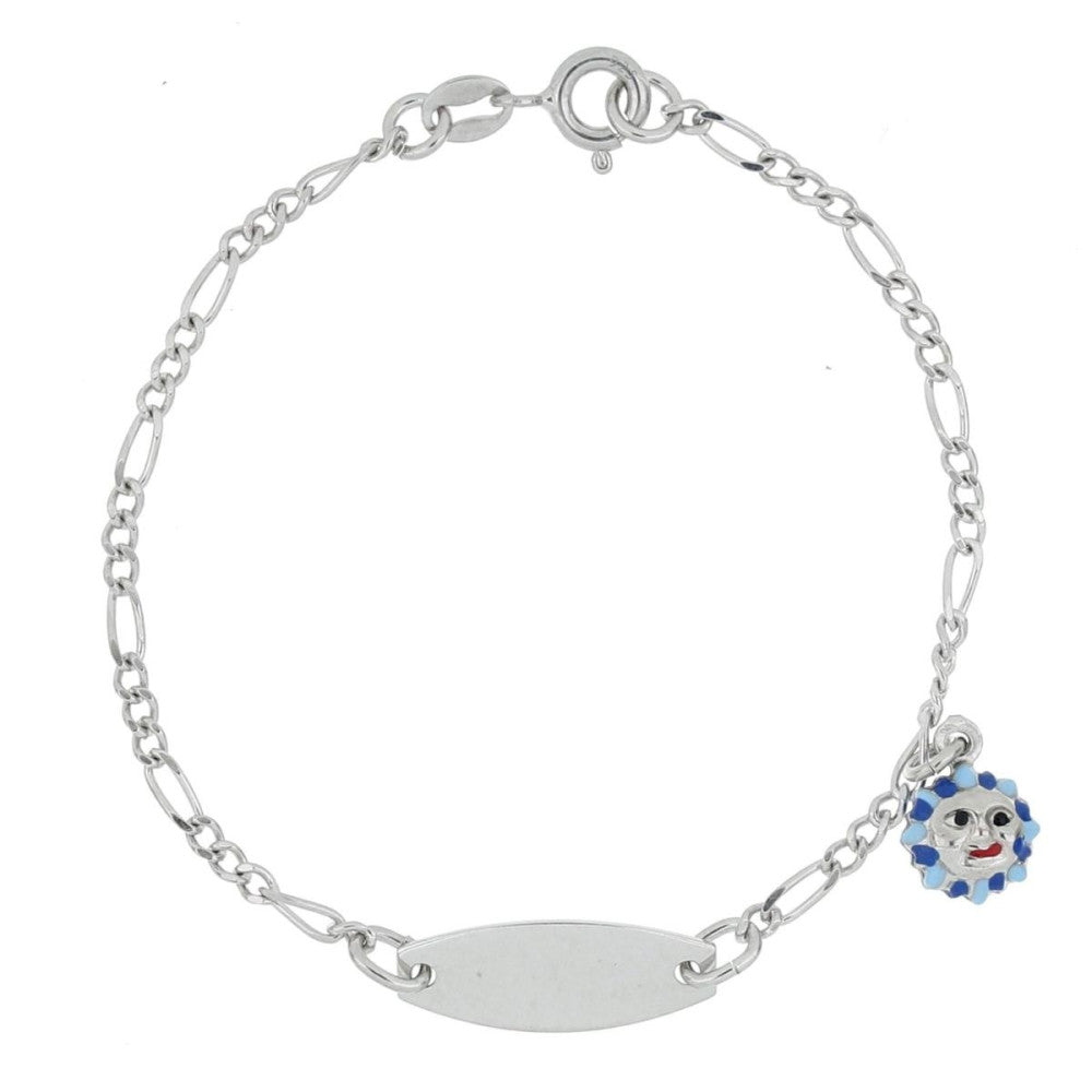 Bracciale sole bambino Urania Preziosi in argento BRBABY276