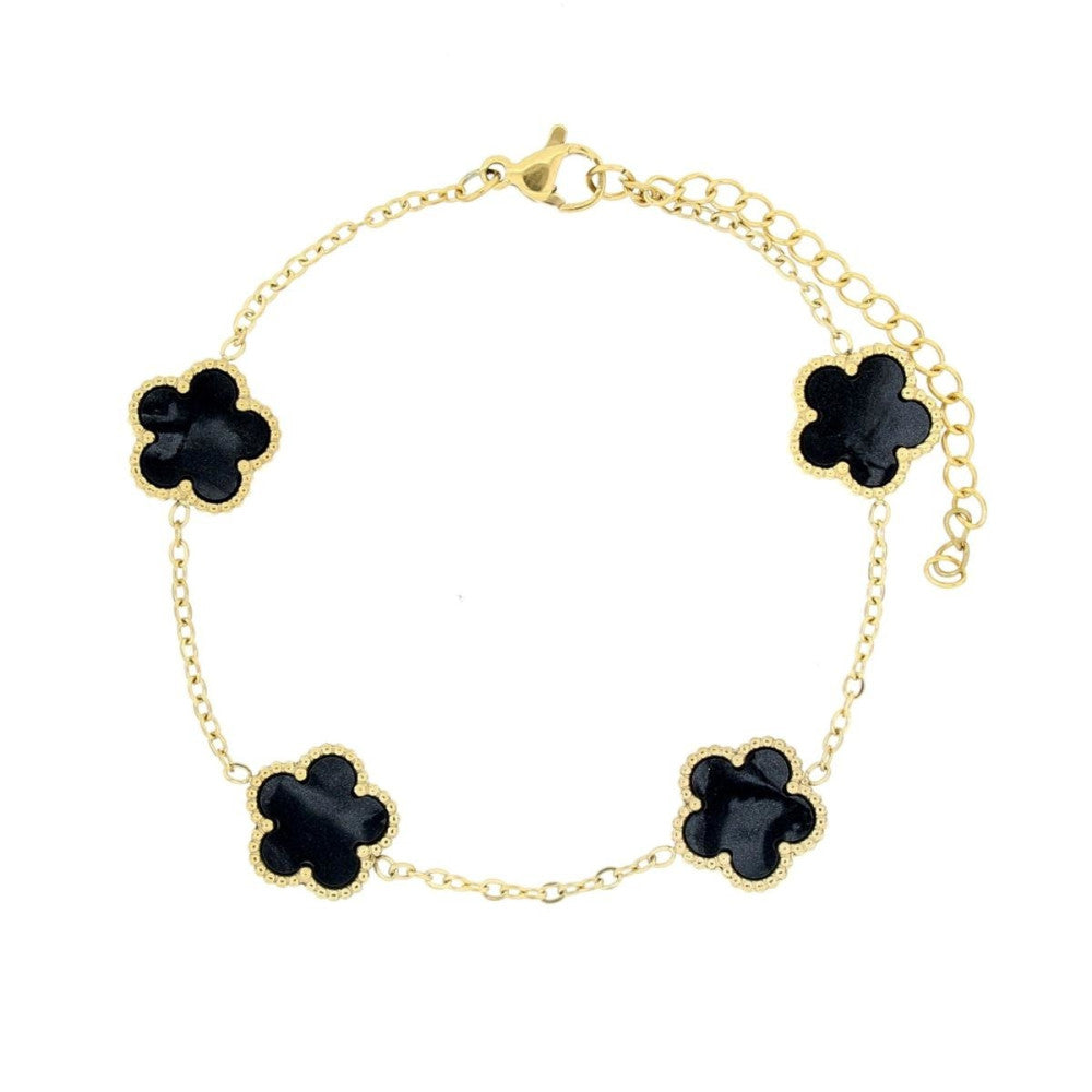 Bracciale donna Urania Preziosi in acciaio dorato BRCAL1001NER