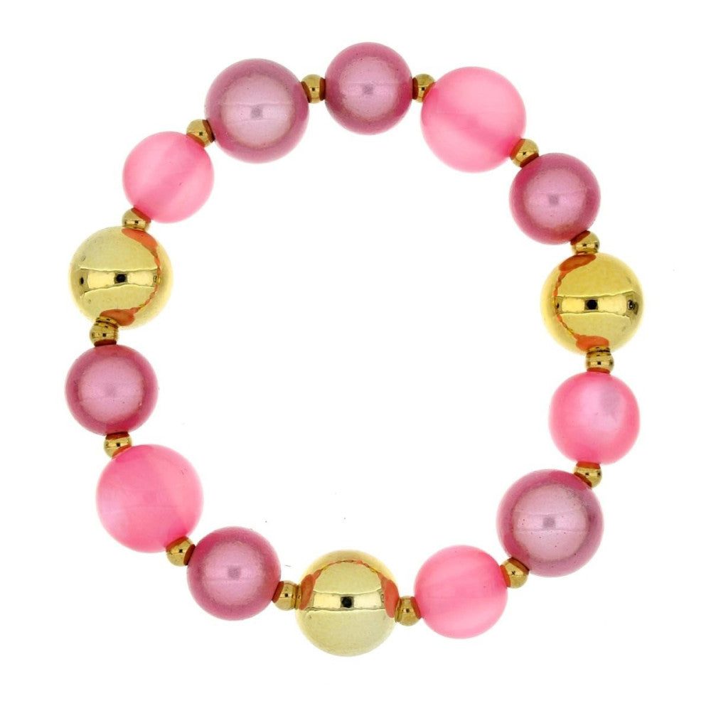 Bracciale donna Urania Preziosi in acciaio dorato BRFLO1001FUX