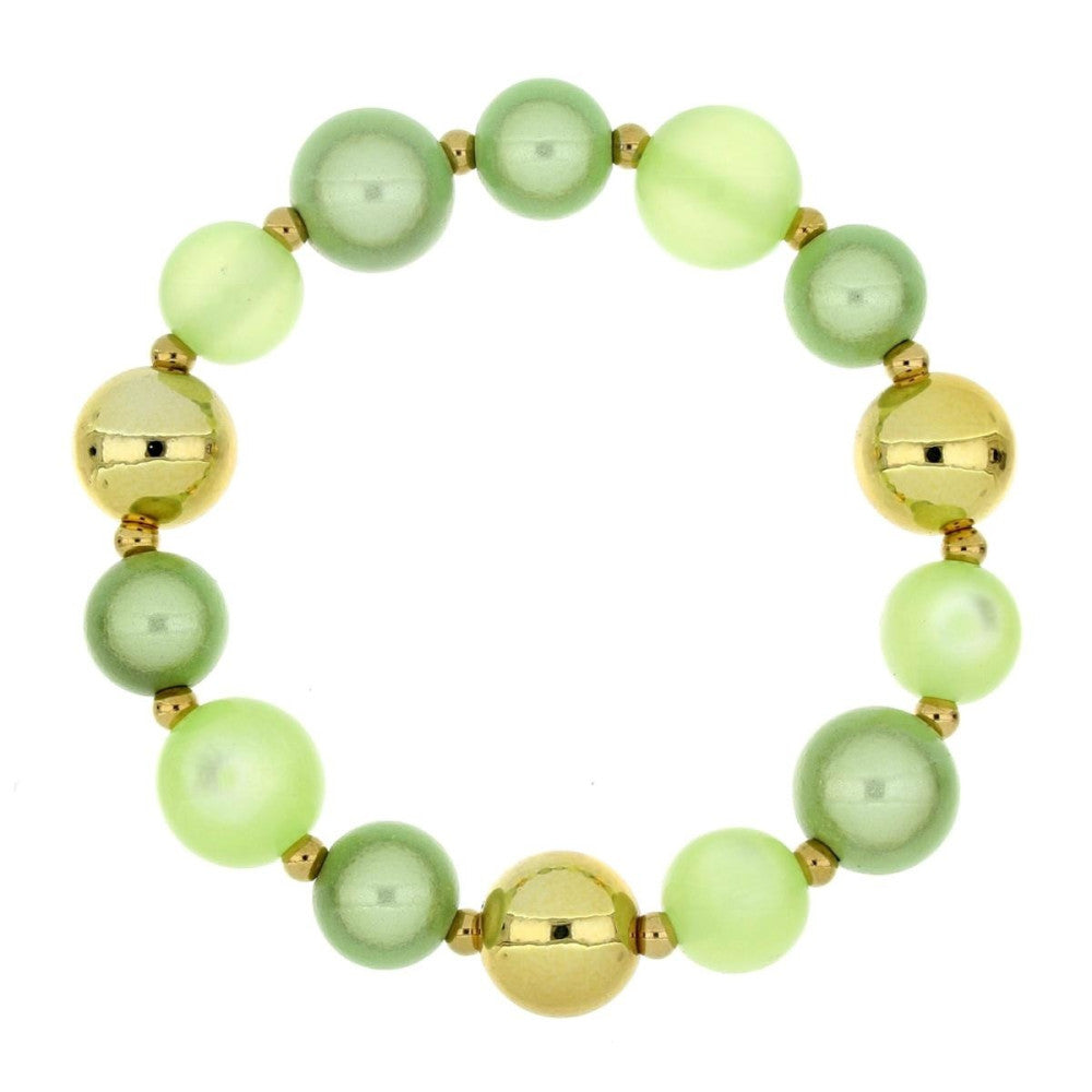 Bracciale donna Urania Preziosi in acciaio dorato BRFLO1001VER