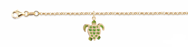 Bracciale donna My Sicily Tartaruga in argento smaltato BRLS07
