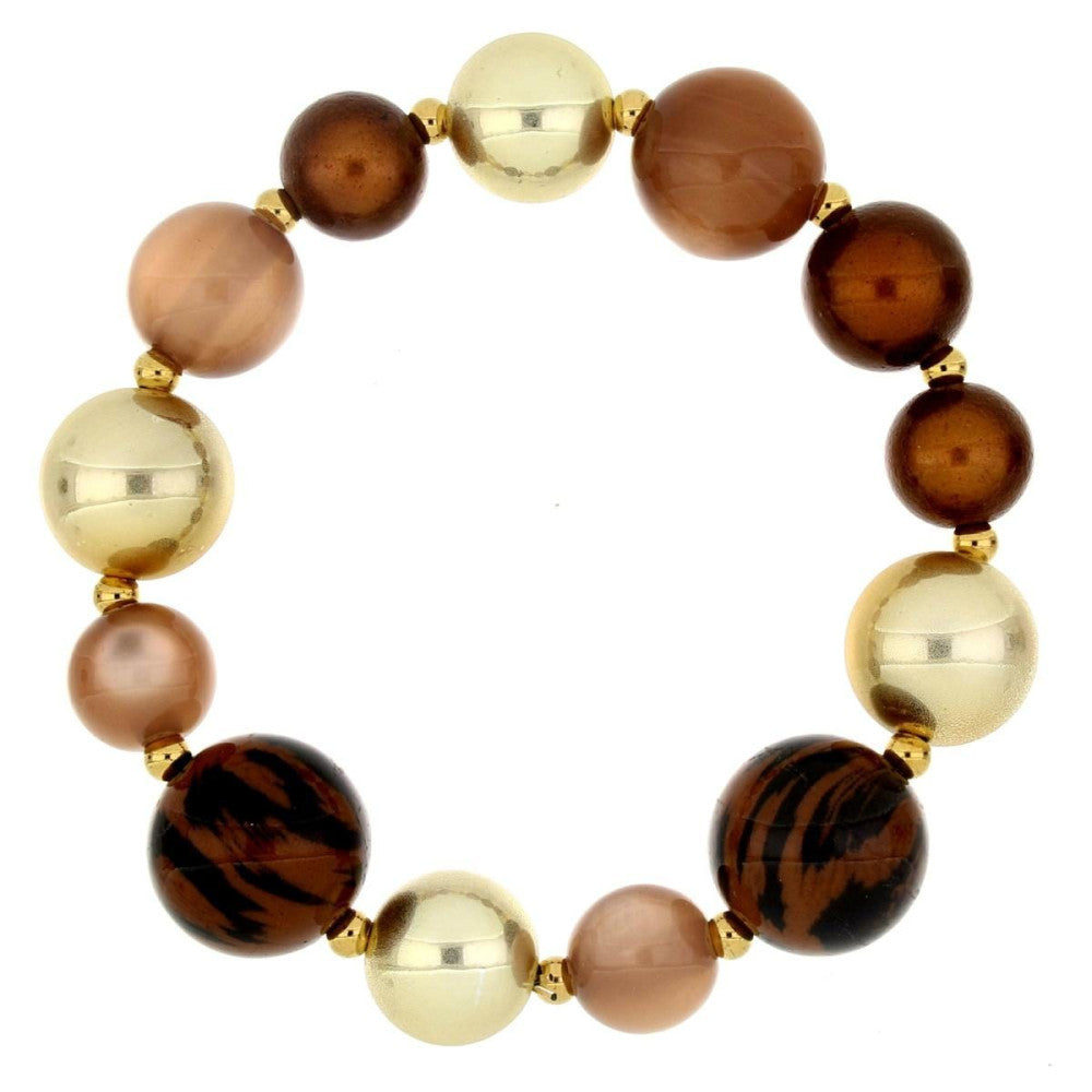 Bracciale donna Urania Preziosi in acciaio dorato BRPE2001
