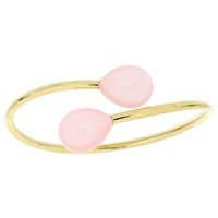 Bracciale rigido donna Urania Preziosi in acciaio dorato BRR0O01RSGD
