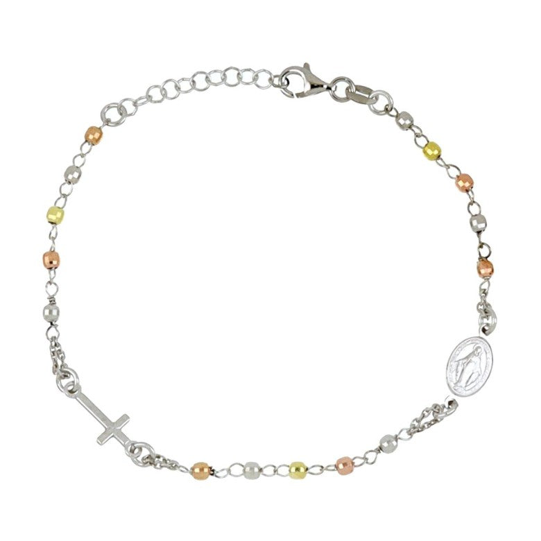 Bracciale rosario donna Urania Preziosi in argento BRR1002