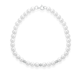 Bracciale Lucciole Gioielli Donna in Oro bianco Perla BRSAT-3OB/9KT-1