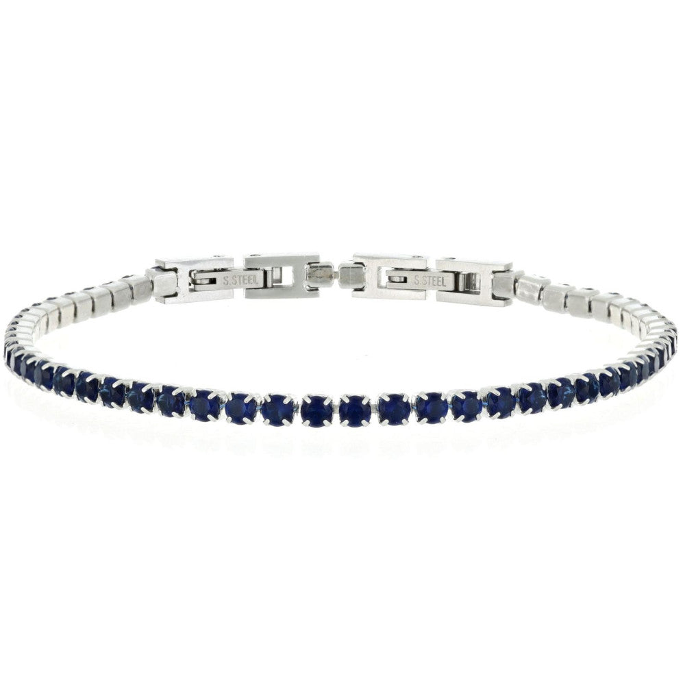 Bracciale tennis donna Urania Preziosi in acciaio e zirconi BRTE01ZF