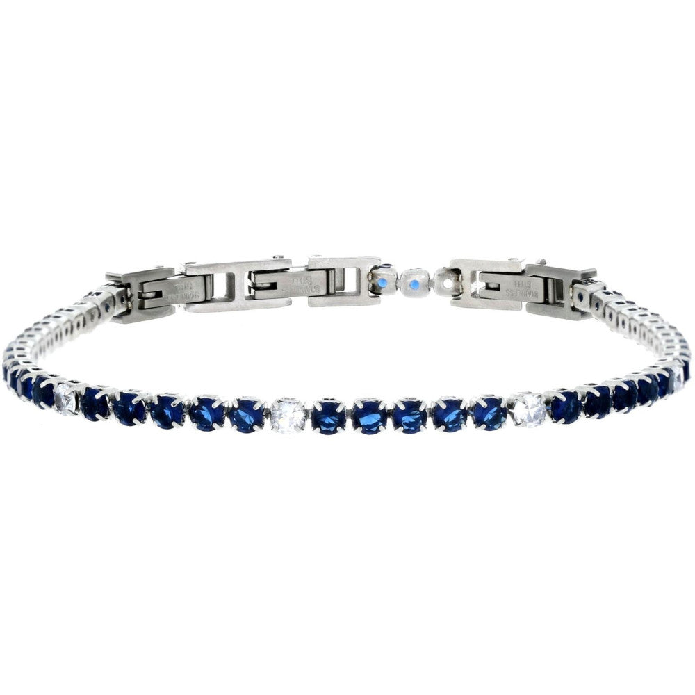 Bracciale tennis donna Urania Preziosi in acciaio e zirconi BRTE01ZFVT51