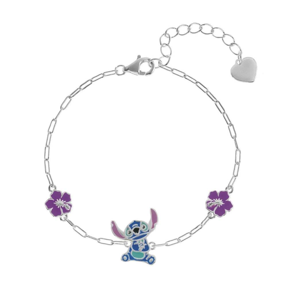 Bracciale bambina Disney "Stitch" in argento smaltato BS00095SL-65.CS