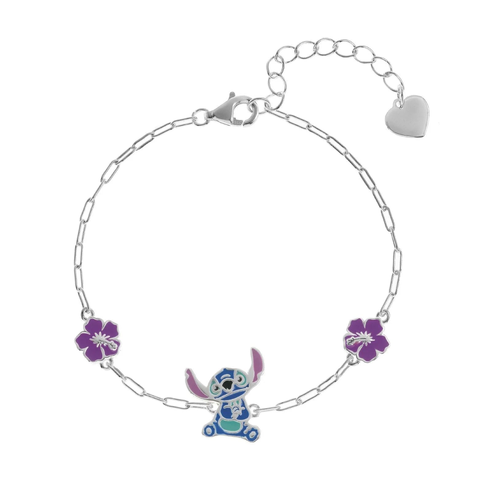 Bracciale bambina Disney "Stitch" in argento smaltato BS00095SL-65.CS
