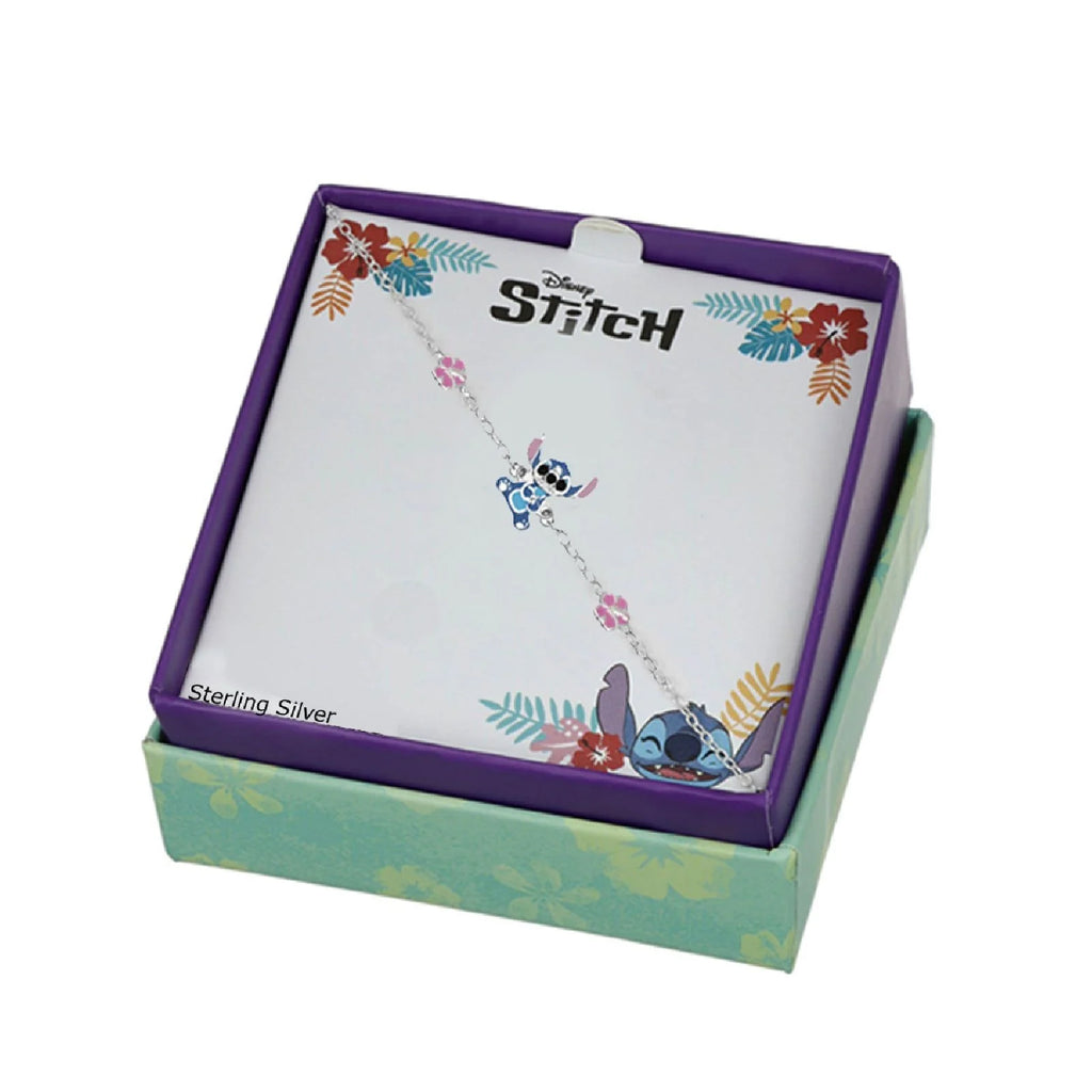 Bracciale bambina Disney "Stitch" in argento smaltato BS00095SL-65.CS