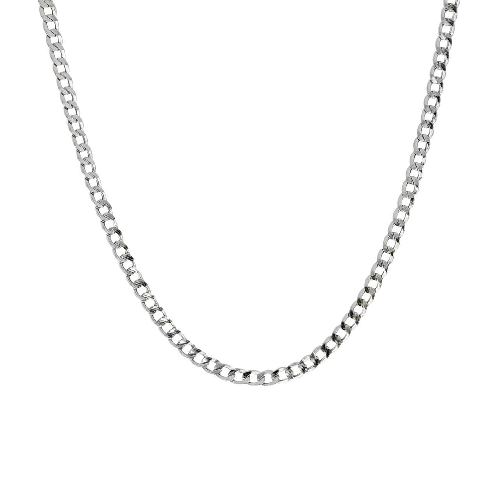 Girocollo a catena unisex IGOLD in oro bianco ref. C1M1OC