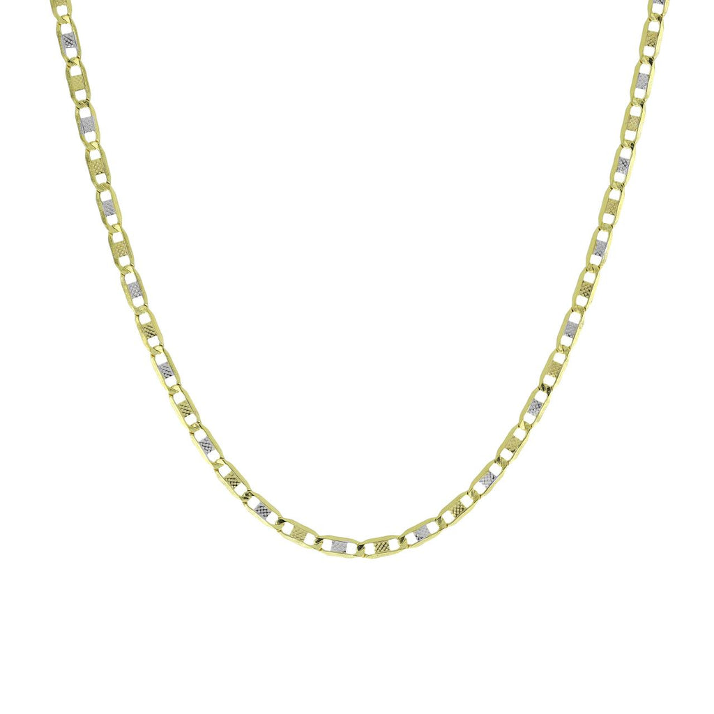 Collana a catena uomo IGOLD in oro giallo e bianco C1X3OC