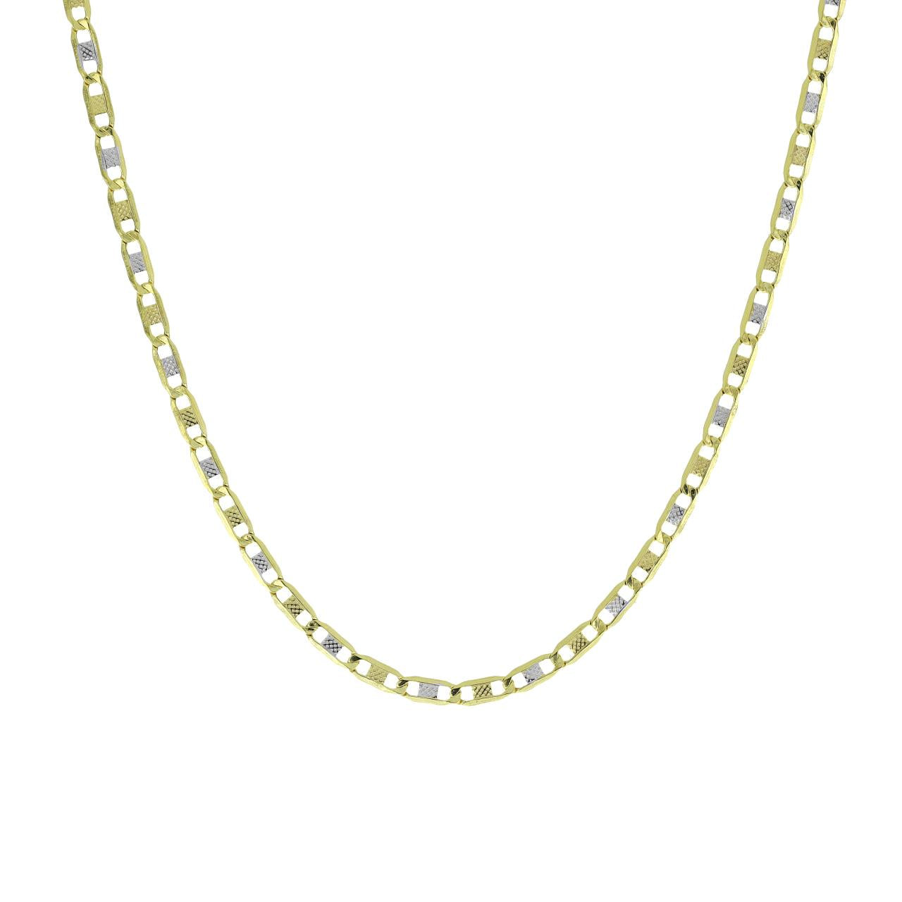 Collana a catena uomo IGOLD in oro giallo e bianco C1X3OC