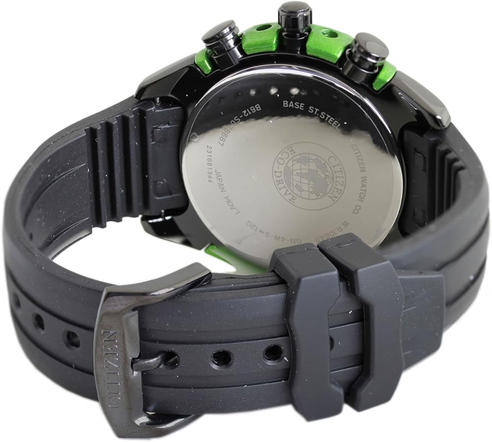 Orologio cronografo Citizen uomo Eco Drive in acciaio e silicone CA0289-00E