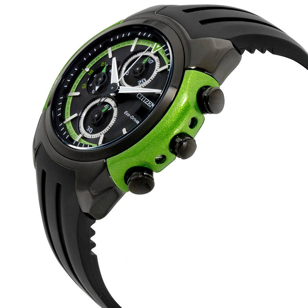 Orologio cronografo Citizen uomo Eco Drive in acciaio e silicone CA0289-00E