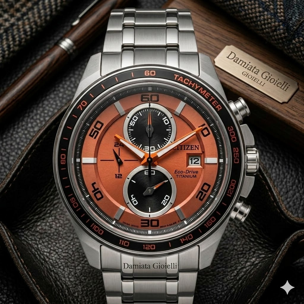 Orologio multifunzione Citizen uomo in titanio CA0347-56W