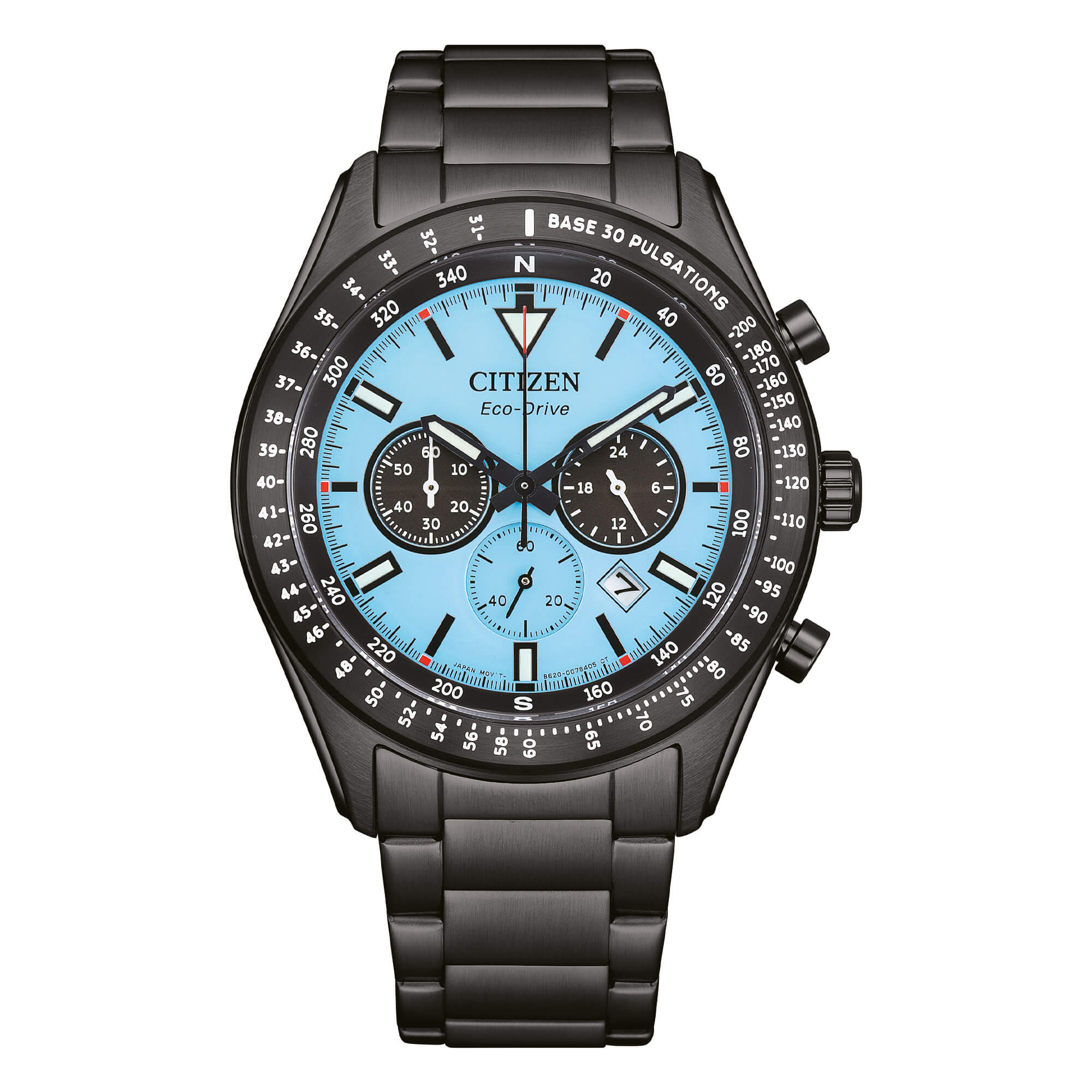 Orologio cronografo Citizen uomo "AVIATOR" in acciaio CA4605-85L