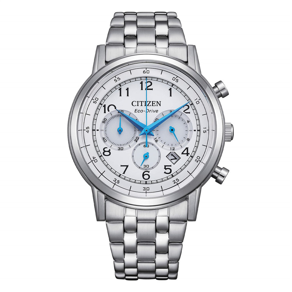 Orologio cronografo Citizen uomo "OF" in Acciaio CA4630-53A
