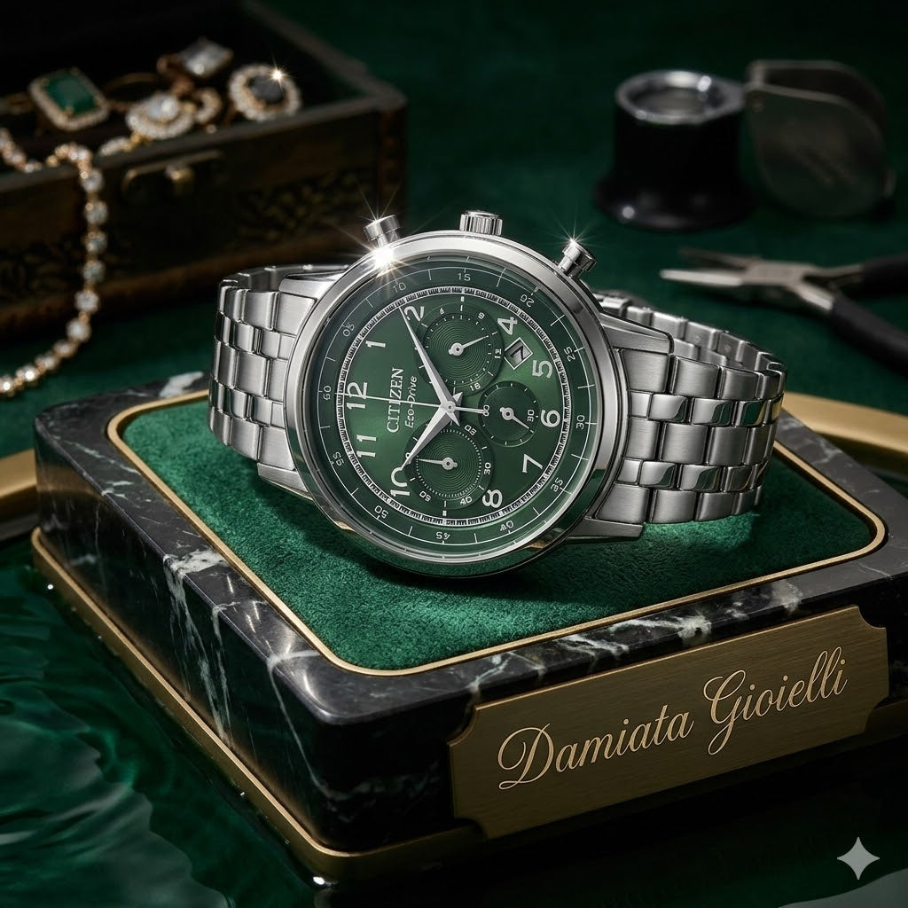 Orologio cronografo Citizen uomo "OF" in acciaio CA4630-53X