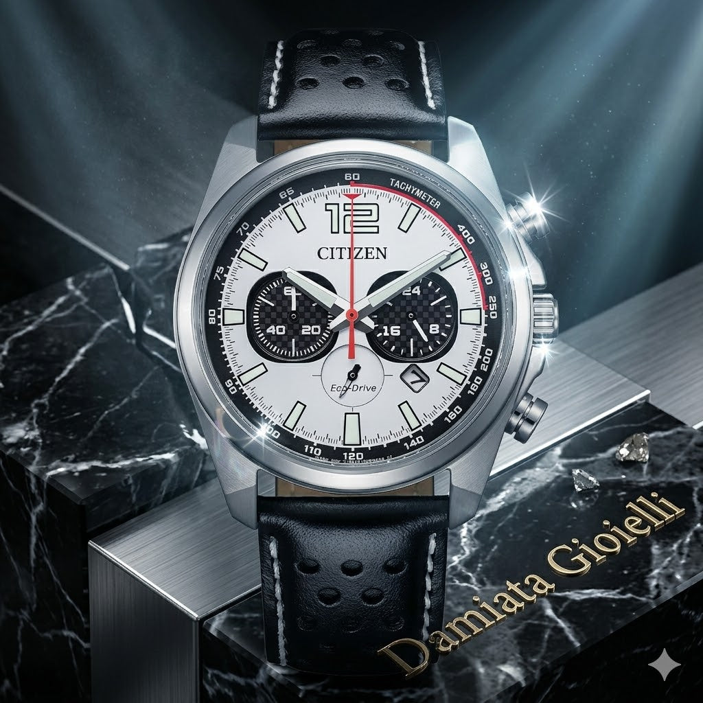 Orologio cronografo Citizen uomo "RACING" in acciaio CA4640-09A
