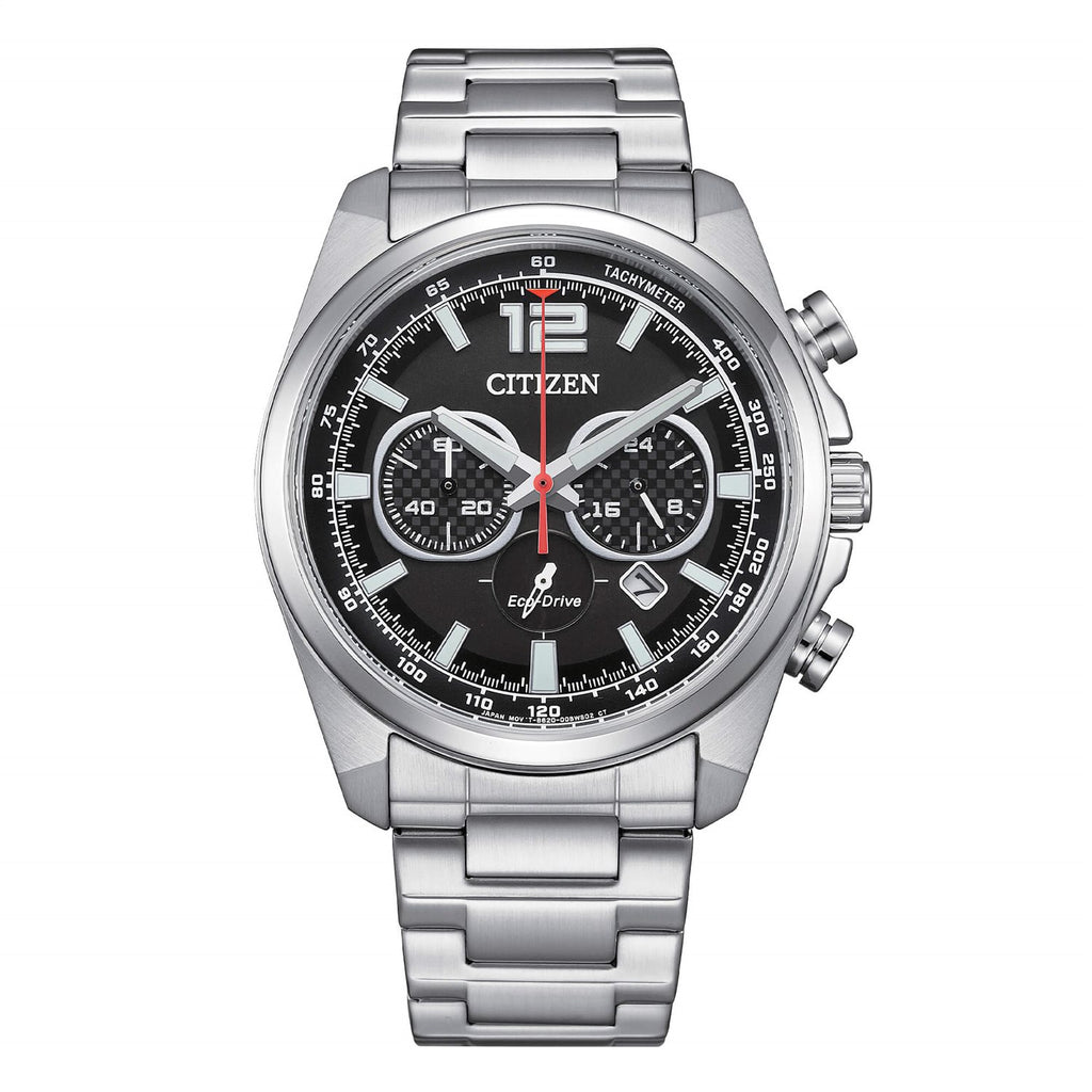 Orologio cronografo Citizen uomo "Racing" in acciaio CA4640-50E