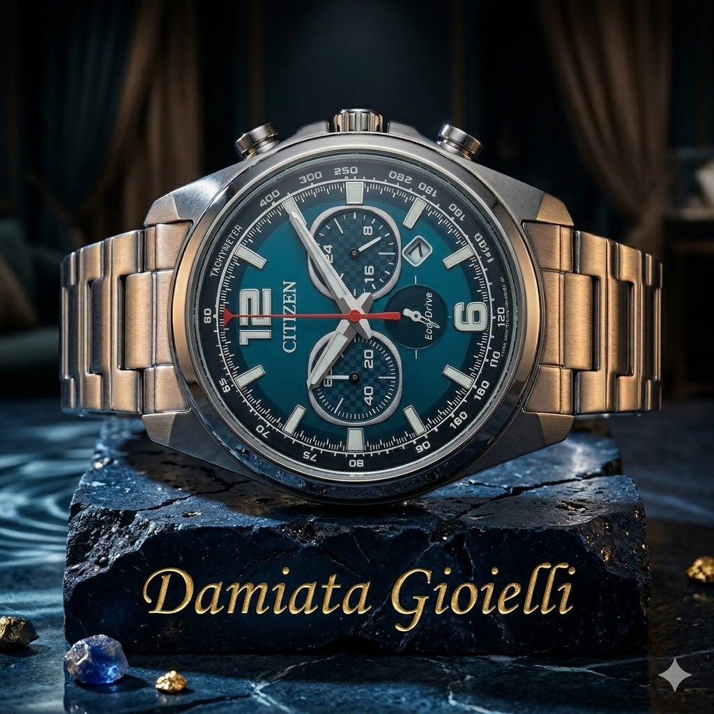 Orologio cronografo Citizen uomo "RACING" in acciaio CA4640-50L