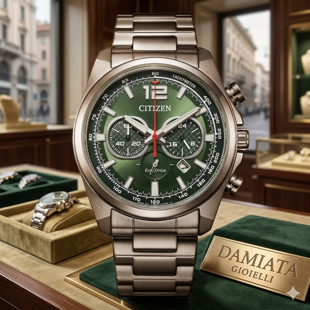 Orologio cronografo Citizen uomo "RACING" in acciaio CA4640-50X