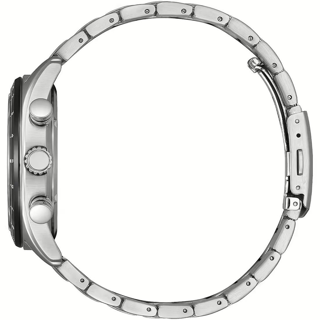 Orologio cronografo Citizen uomo "Aviator" in acciaio CA4654-55E