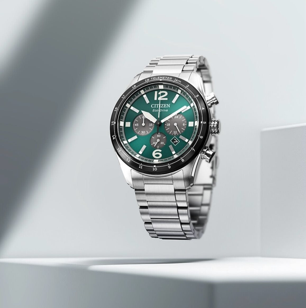 Orologio cronografo Citizen uomo "Aviator" in acciaio CA4654-55X