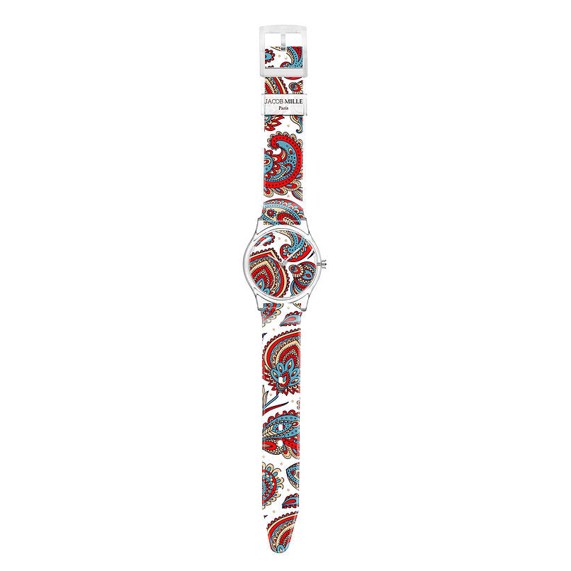 Orologio solo tempo donna Jacob Mille Cachemire in silicone