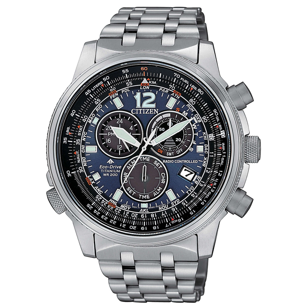 Orologio uomo Citizen Radiocontrollato in titanio CB5850-80L