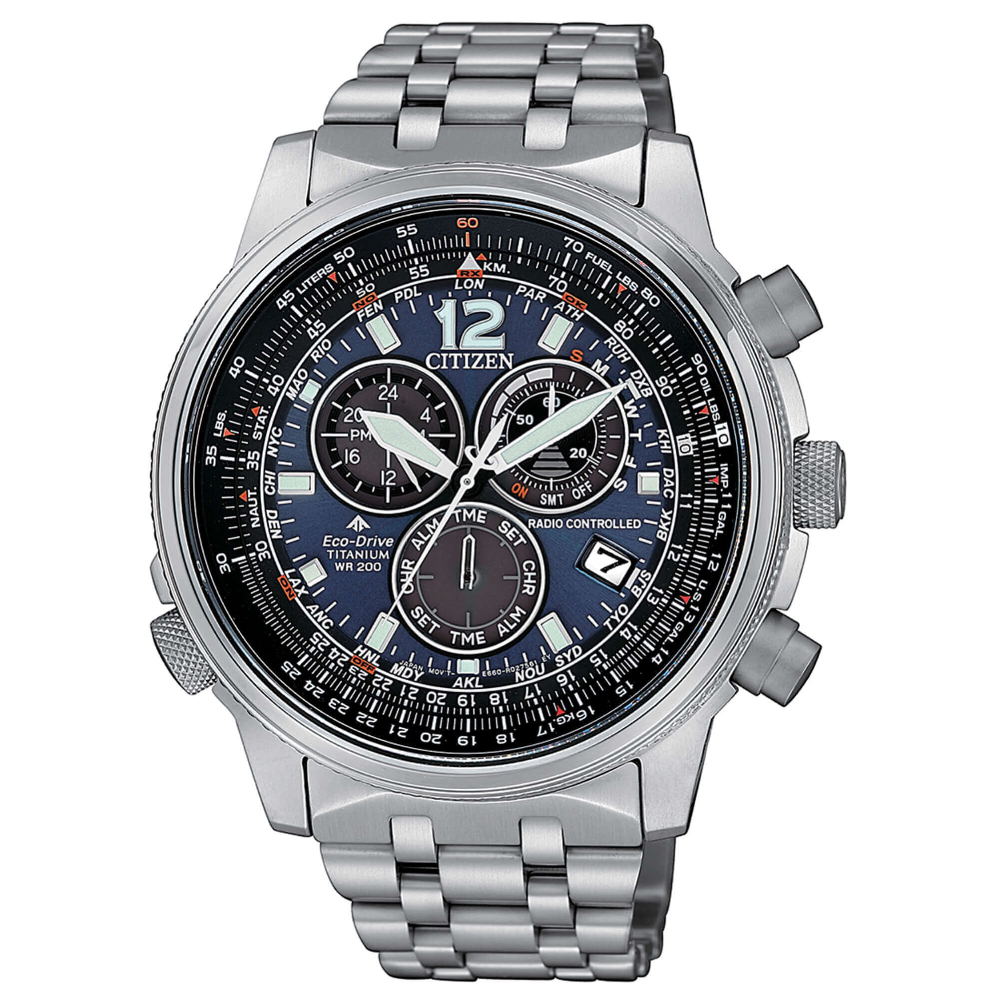 Orologio uomo Citizen Radiocontrollato in titanio CB5850-80L