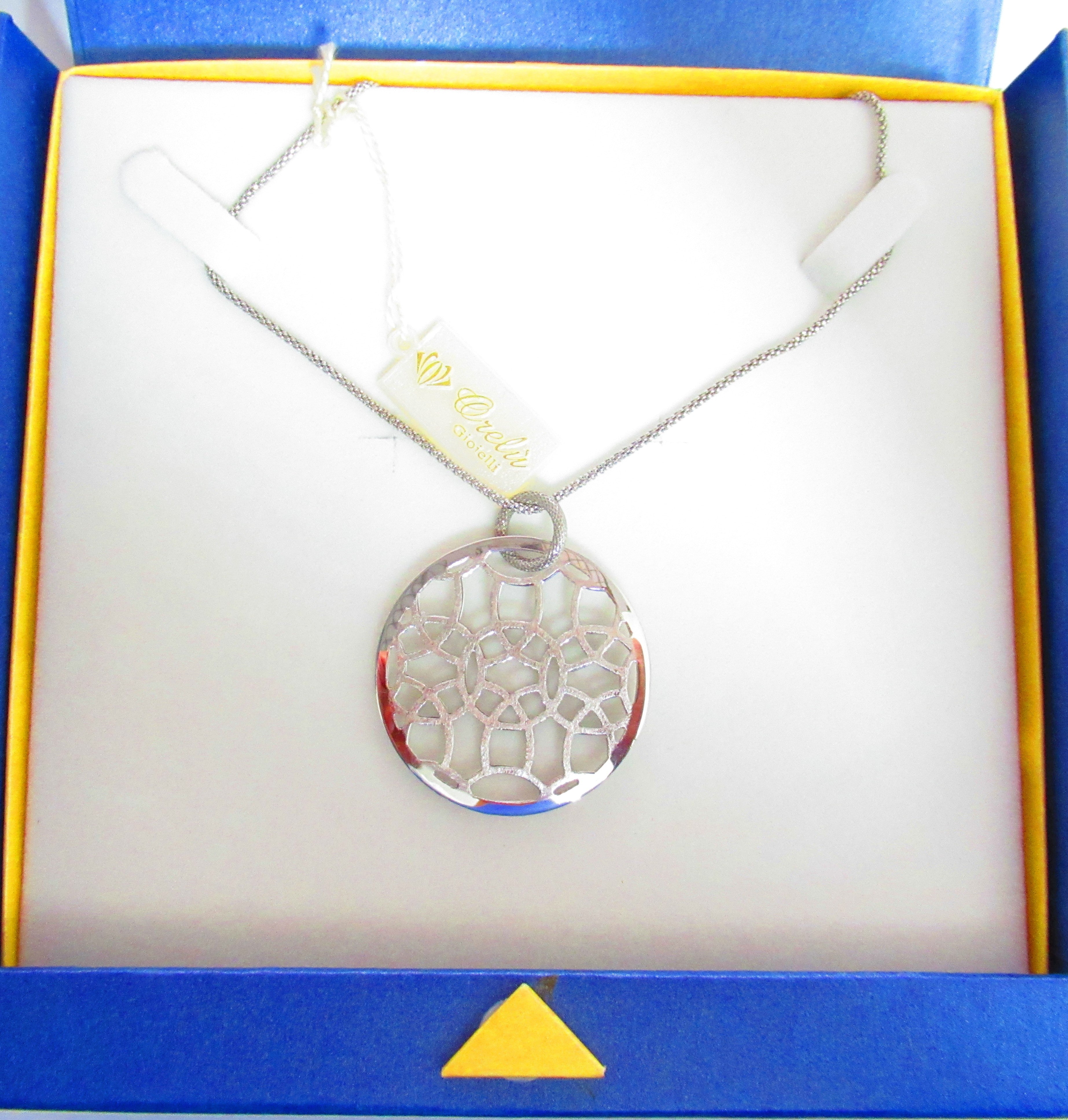 Collana donna Orelù in acciaio con pendente ref. CCP0001