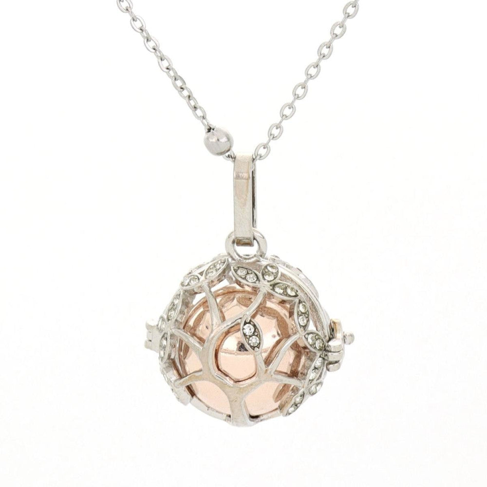 Collana chiama angeli donna Urania Preziosi in ottone e zirconi CH2036