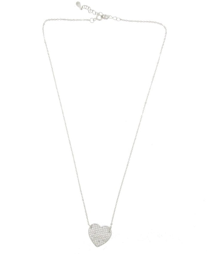 Collana cuore donna Urania Preziosi in argento e zirconi CL0095
